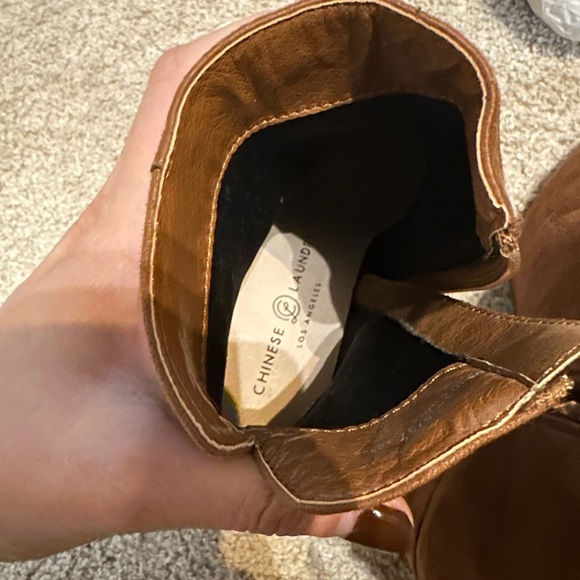 Chinese Laundry Daria Tan Block heel size 6.5 - Picture 3 of 5